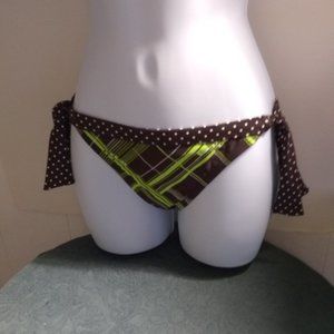 Hobie New Brown Medium Hipster Bikini Bottoms